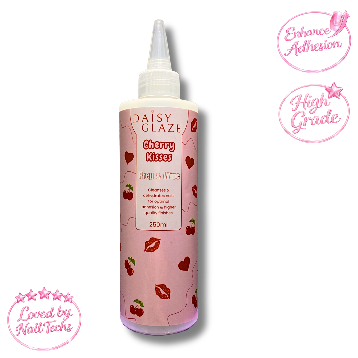 Cherry Kisses Strawberry Laces Prep & Wipe 250ml