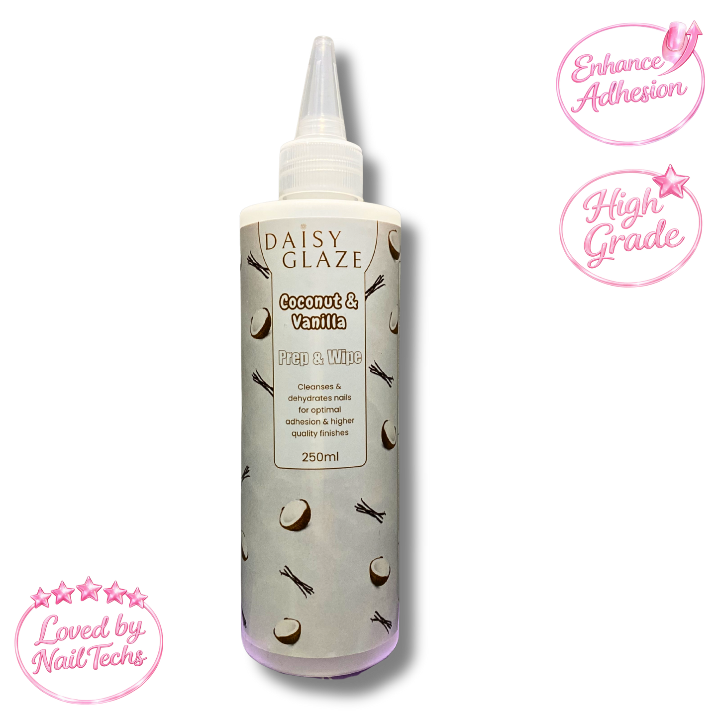 Coconut & Vanilla Prep & Wipe 250ml
