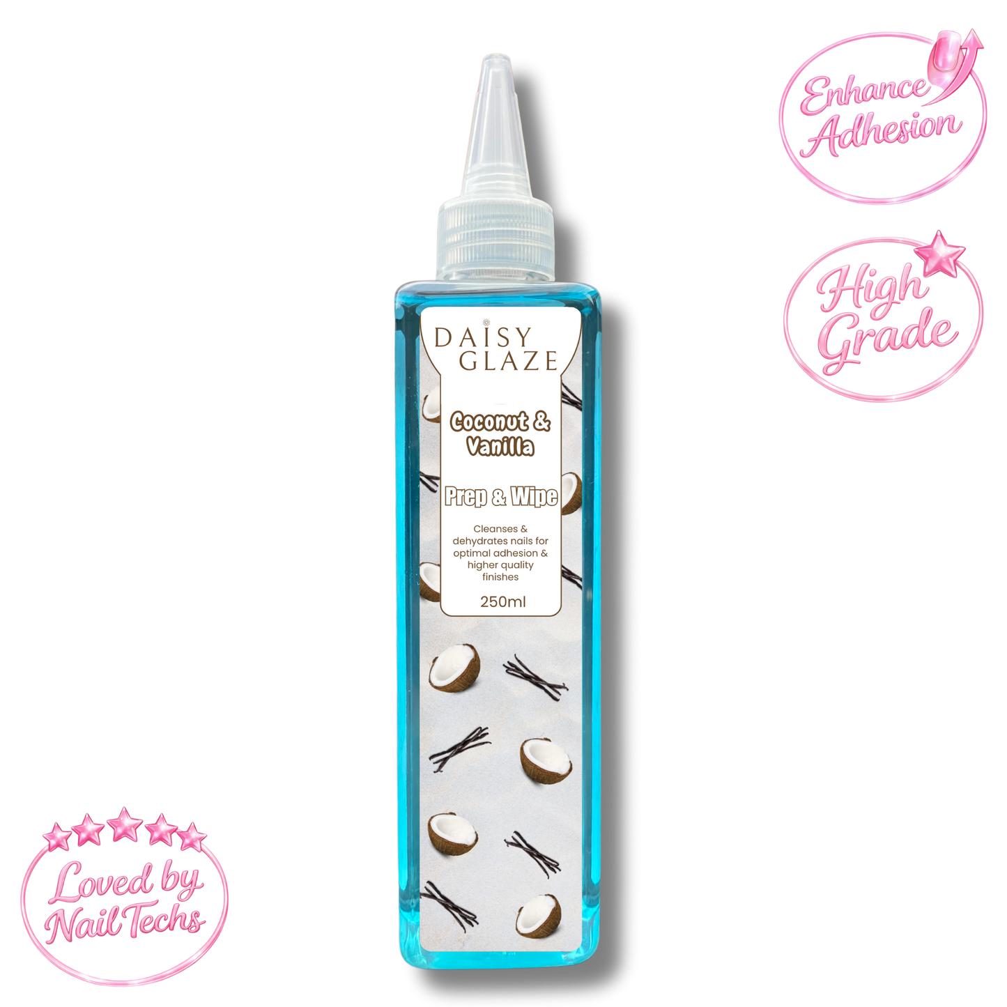 Coconut & Vanilla Prep & Wipe 250ml