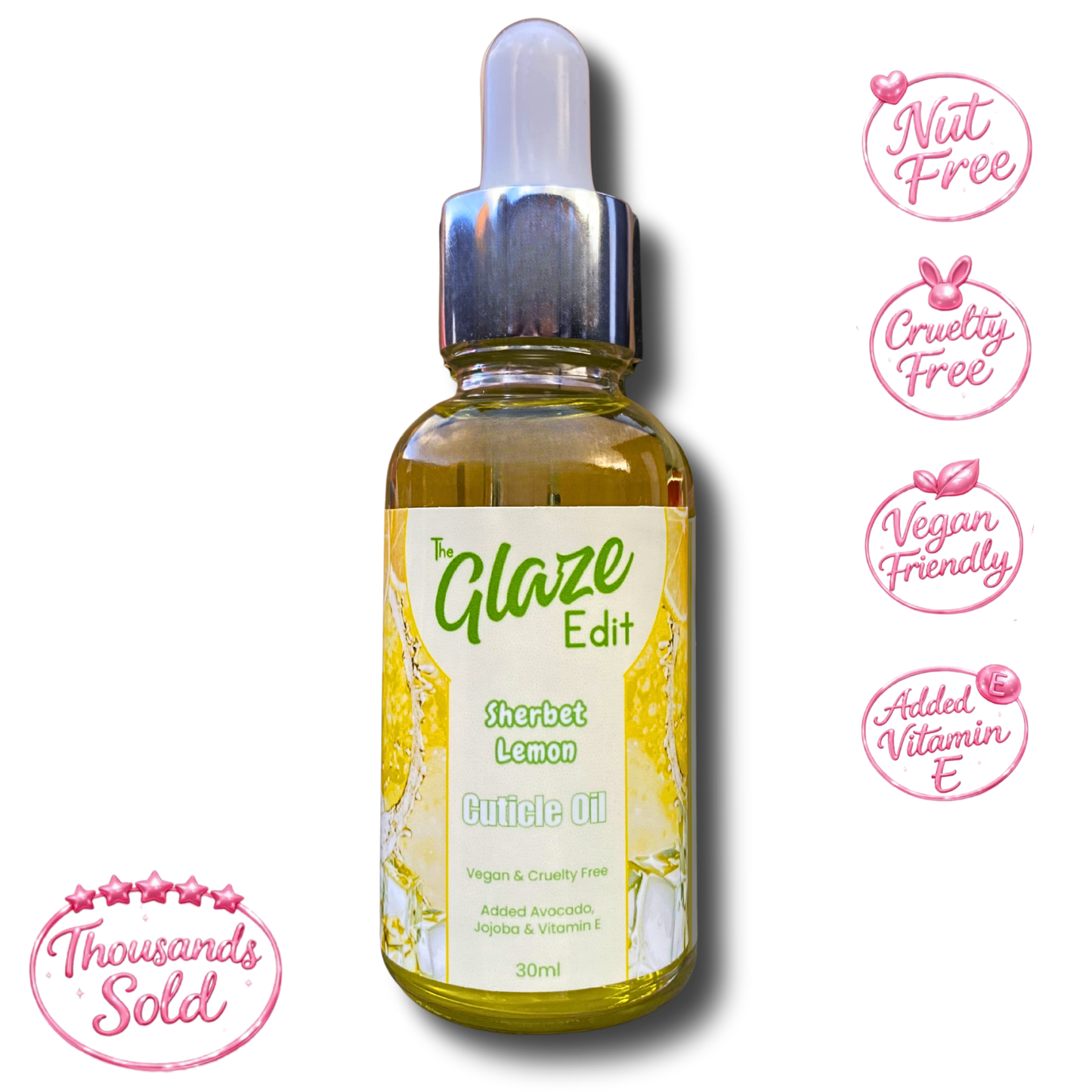 30ml Cuticle Oil - Sherbet Lemon