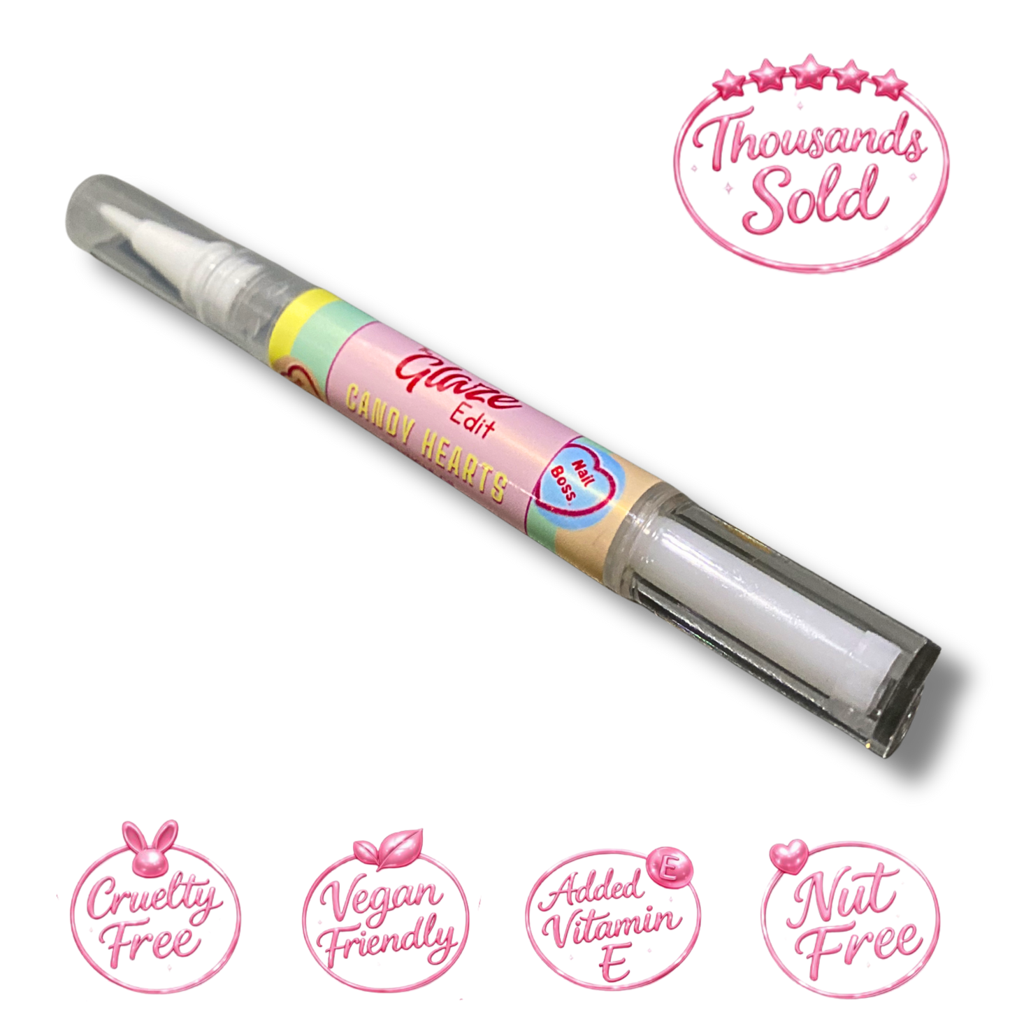 Candy Hearts Cuticle Oil Pen