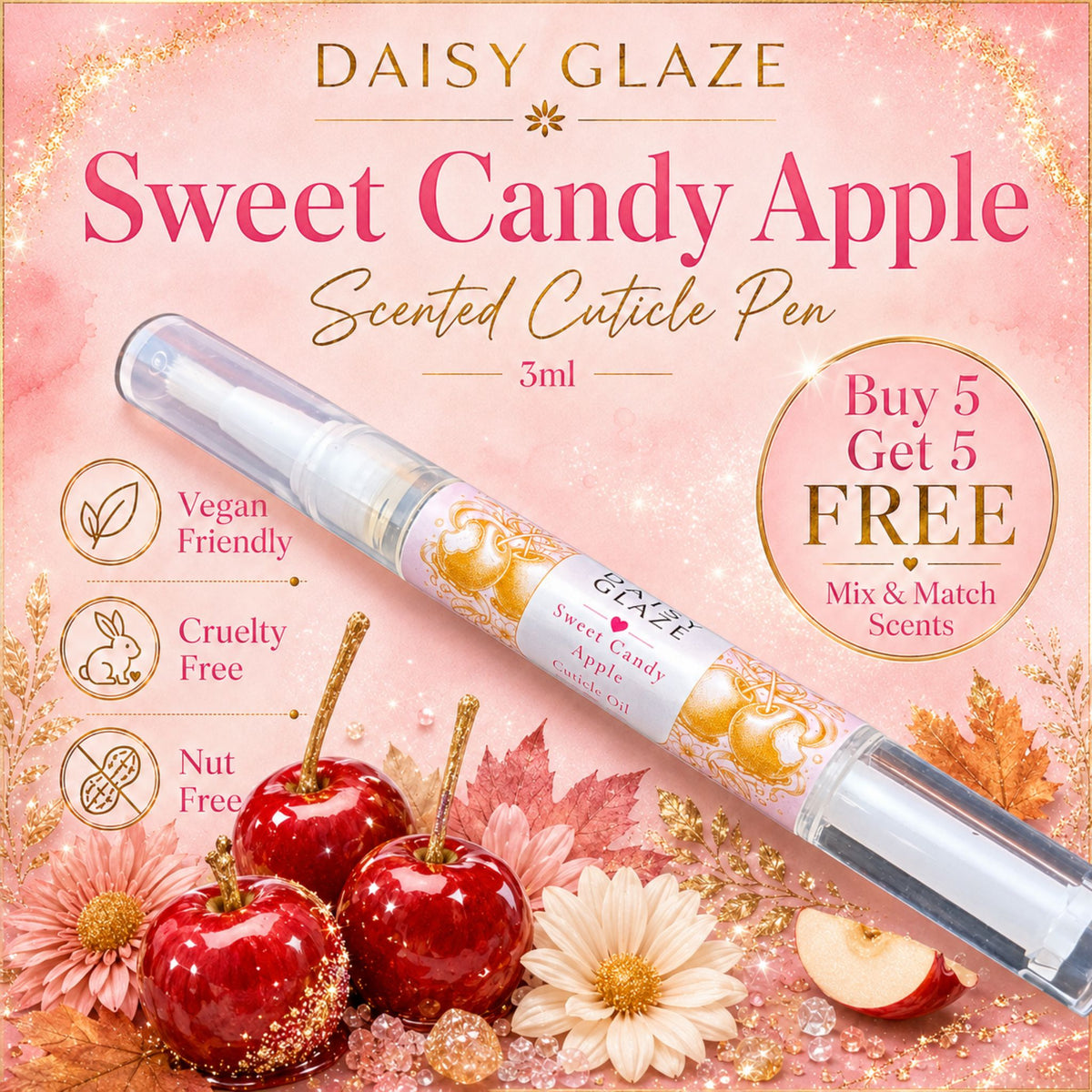 Sweet Candy Apple Cuticle Pen