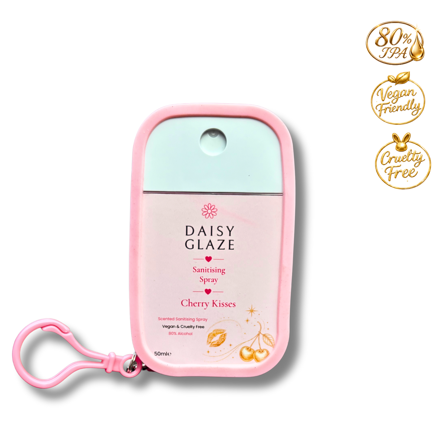 Scented Hand Sanitiser 50ml - Cherry Kisses