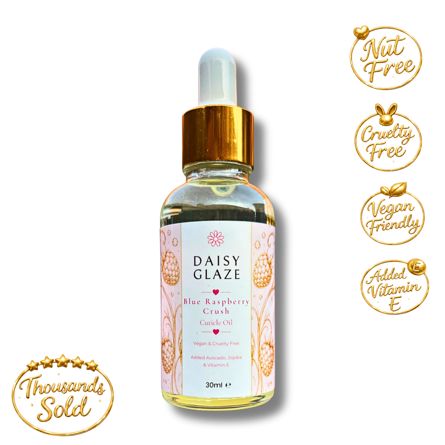 30ml Cuticle Oil - Blue Raspberry Crush