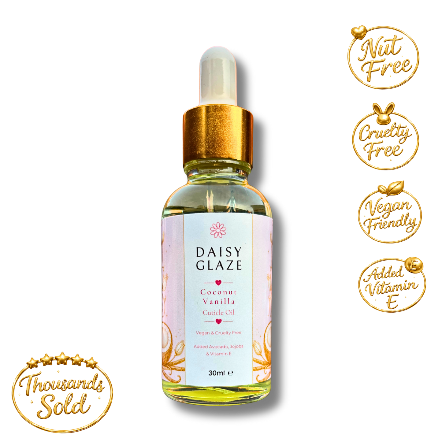 30ml Cuticle Oil - Coconut & Vanilla