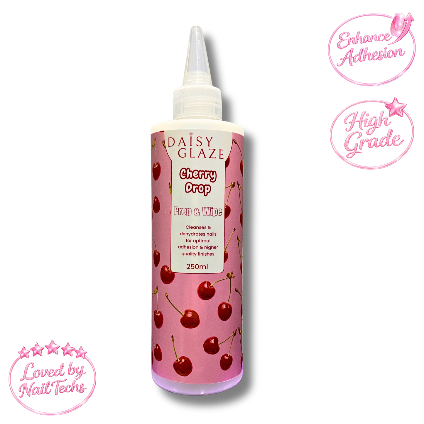 Cherry Drops Prep & Wipe 250ml