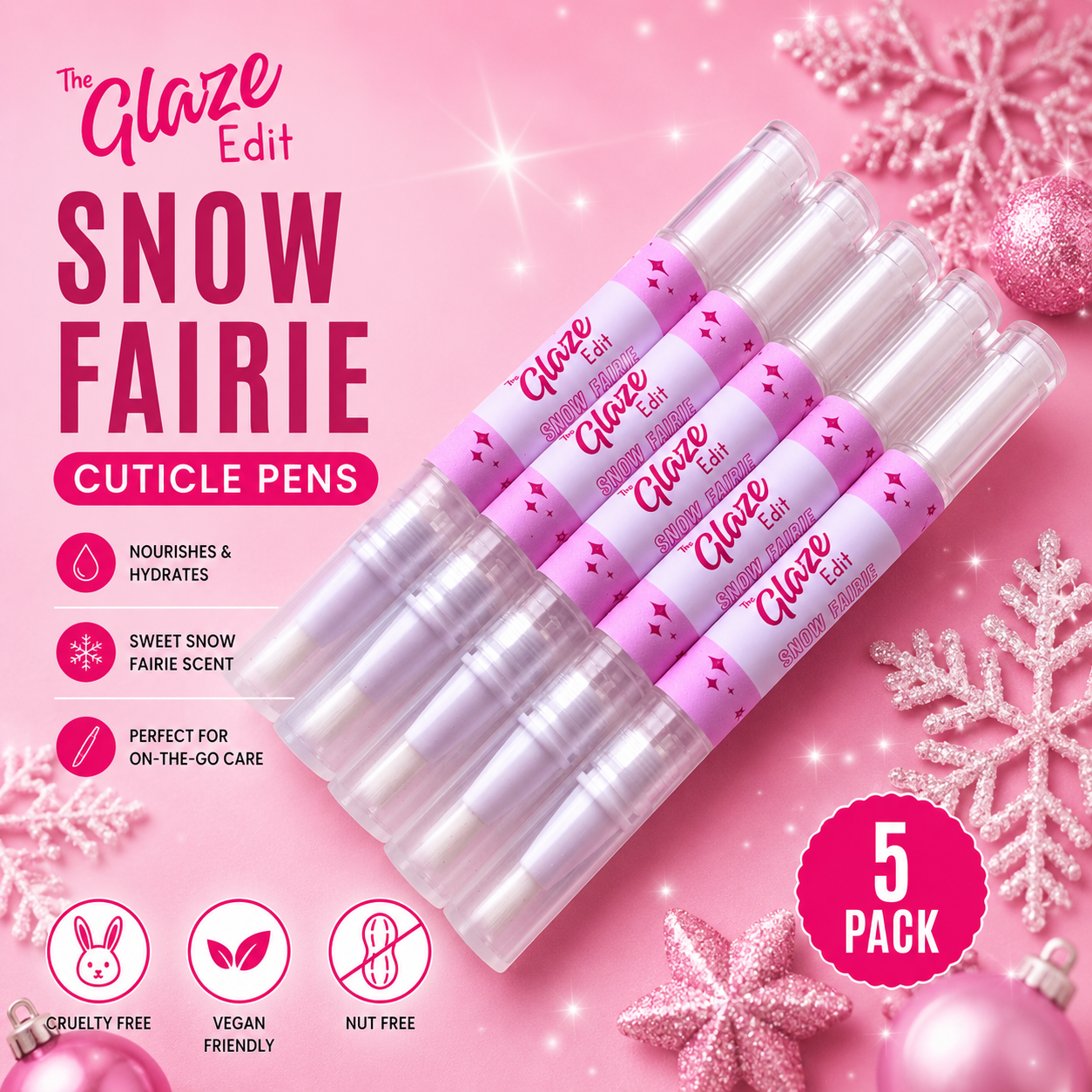 Snow Fairie Cuticle Oil - 5 Pack