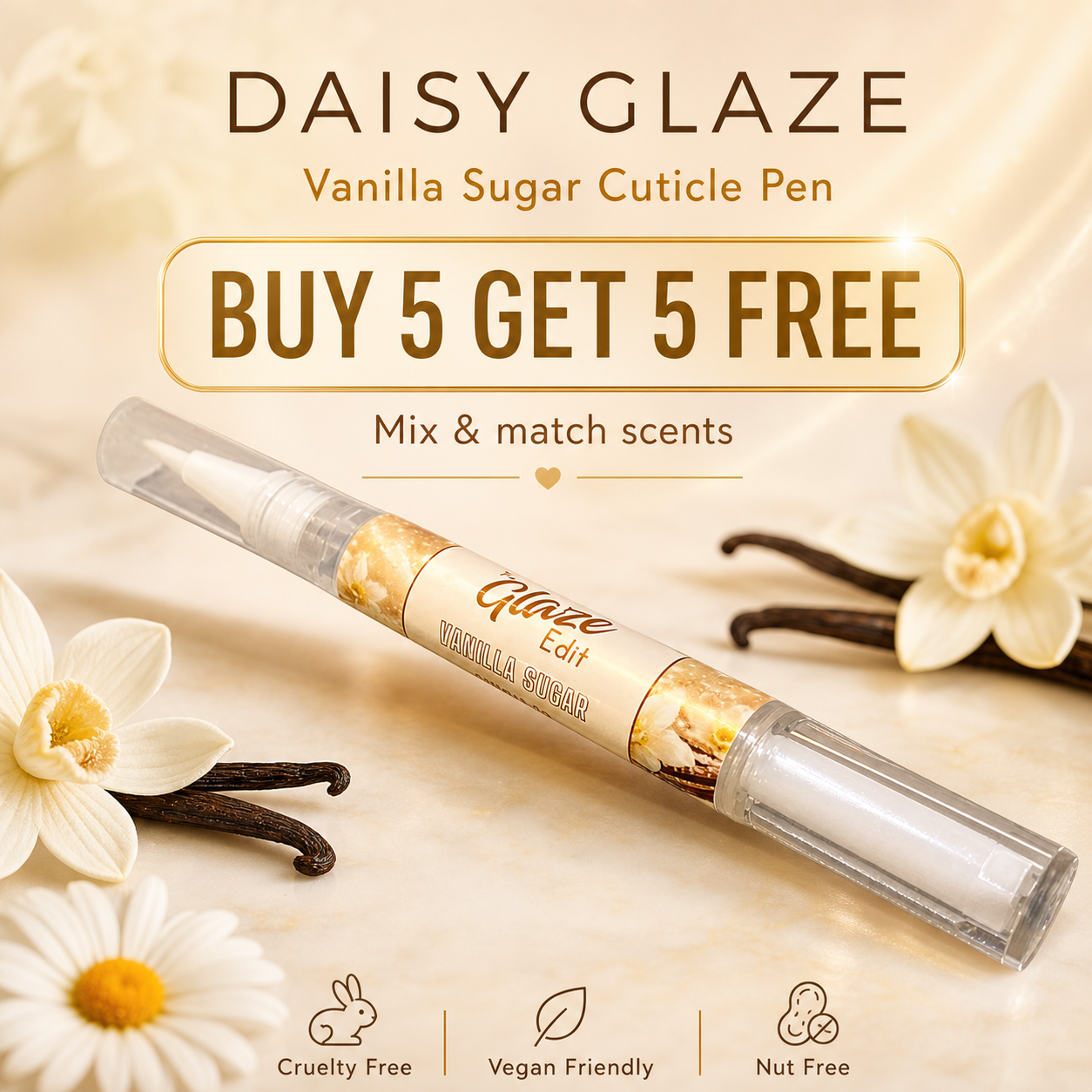 Vanilla Sugar Cuticle Oil Pen
