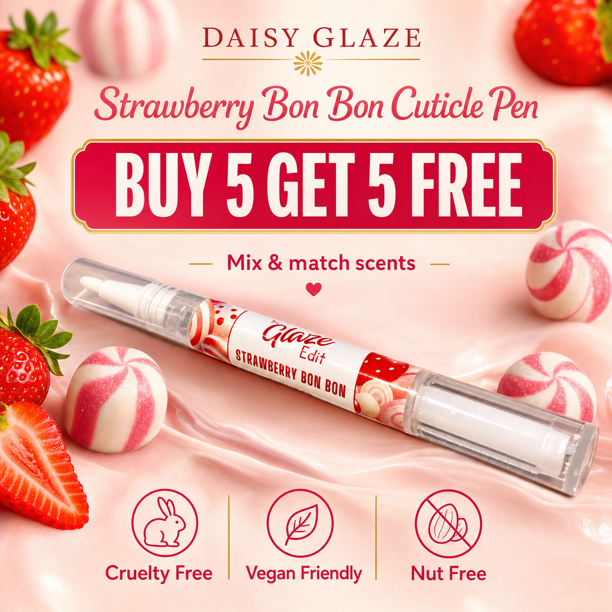 Strawberry Bon Bon Cuticle Oil Pen