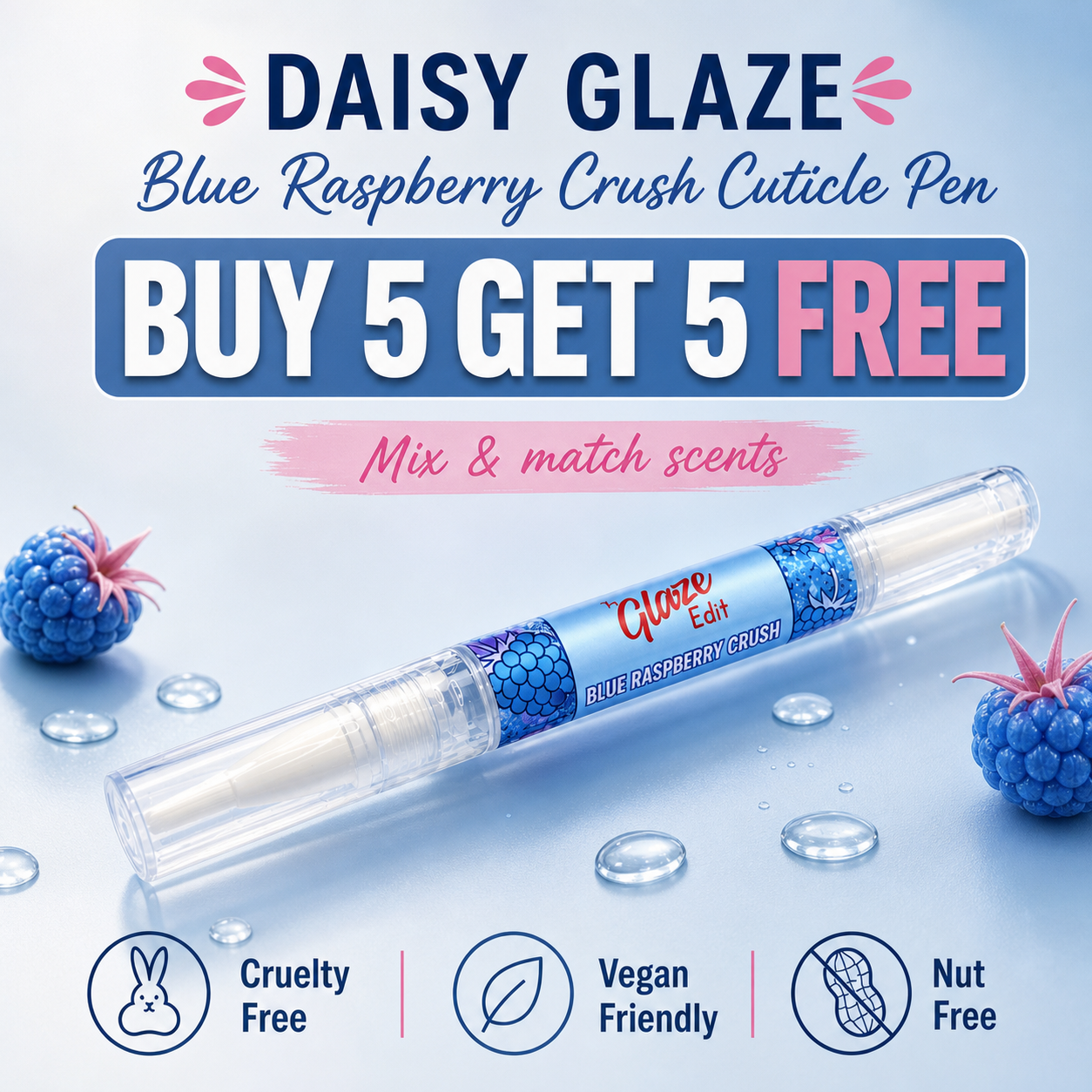 Blue Raspberry Crush Cuticle Oil Pen