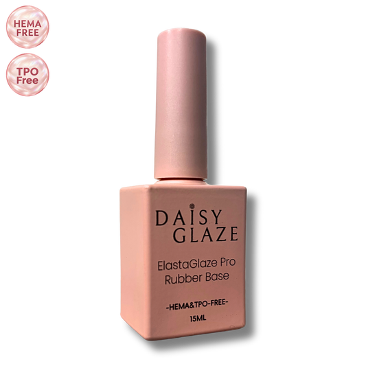 Daisy Glaze clear Rubber Base HEMA-free gel bottle